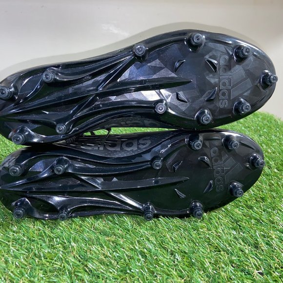 Adidas Adizero Football Cleats Sample Black Silver Metallic Men’s Size 9 EH2707 main image 9